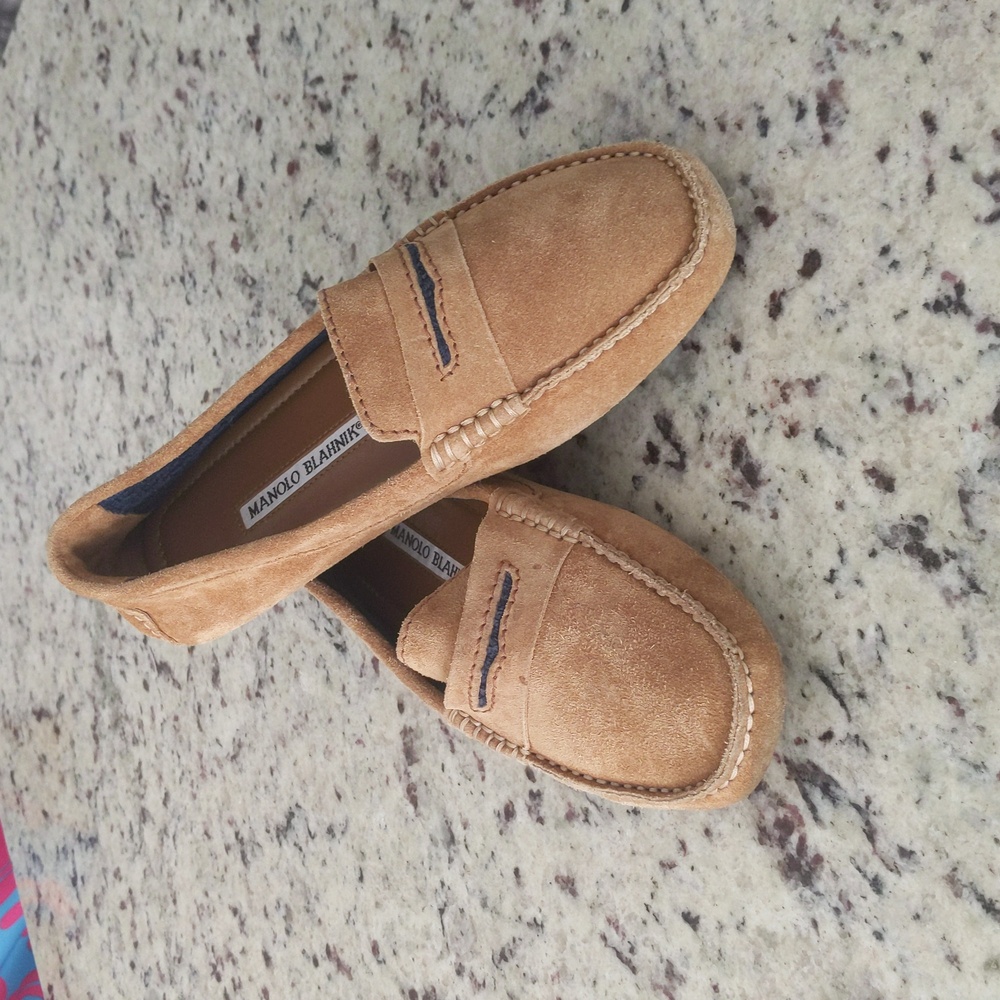 Manolo Blahnik women's driving moccasins EUC never worn